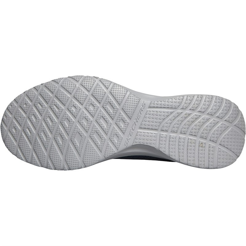 Skechers Dynamight Mens Bungee Elasticated Lace Lightweight Machine Washable Trainers Navy