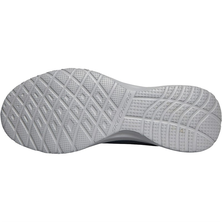 Skechers Dynamight Mens Bungee Elasticated Lace Lightweight Machine Washable Trainers Navy