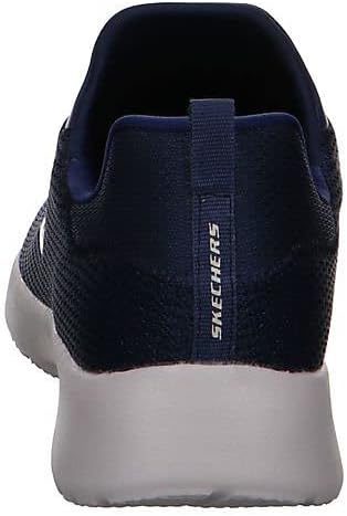 Skechers Dynamight Mens Bungee Elasticated Lace Lightweight Machine Washable Trainers Navy