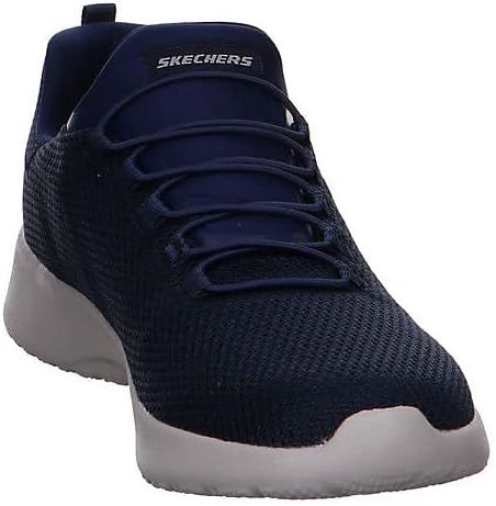 Skechers Dynamight Mens Bungee Elasticated Lace Lightweight Machine Washable Trainers Navy