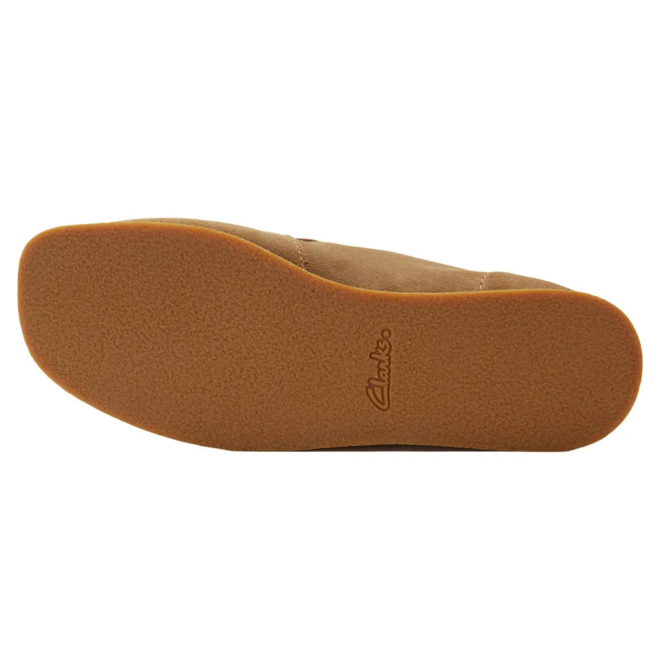 Men's clarks wallabee sand suede sales