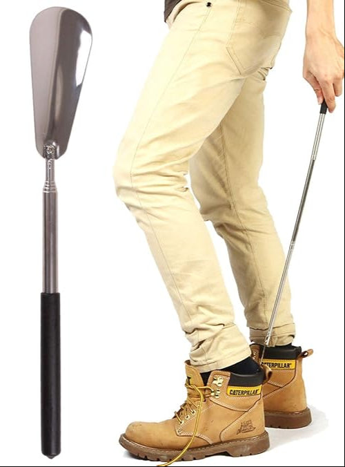Kingsole Extendable Telescopic Metal Shoe Horn Spoon Fitting Aid No More Bending