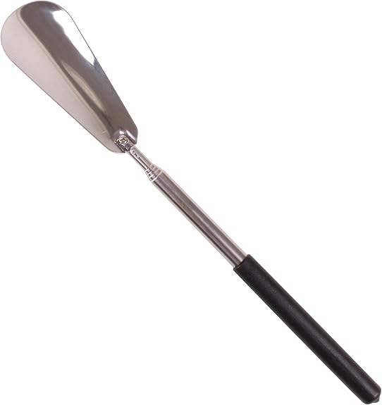 Kingsole Extendable Telescopic Metal Shoe Horn Spoon Fitting Aid No More Bending