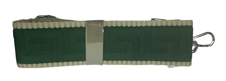 Long  & Son Replacement Fabric Adjustable Bag Strap L S Geometric Green