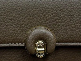 Ladies Cute Grab Handle Faux Leather Handbag With Detachable Strap Khaki Green