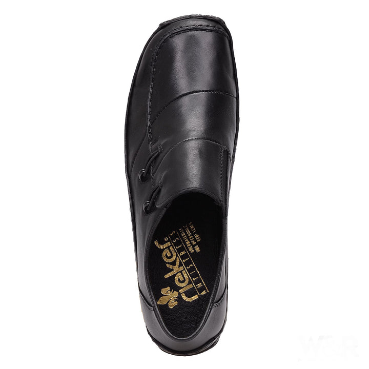Rieker L1762 Antistress Womens Black Leather Walking Casual Comfort Slip On Shoes (Copy)