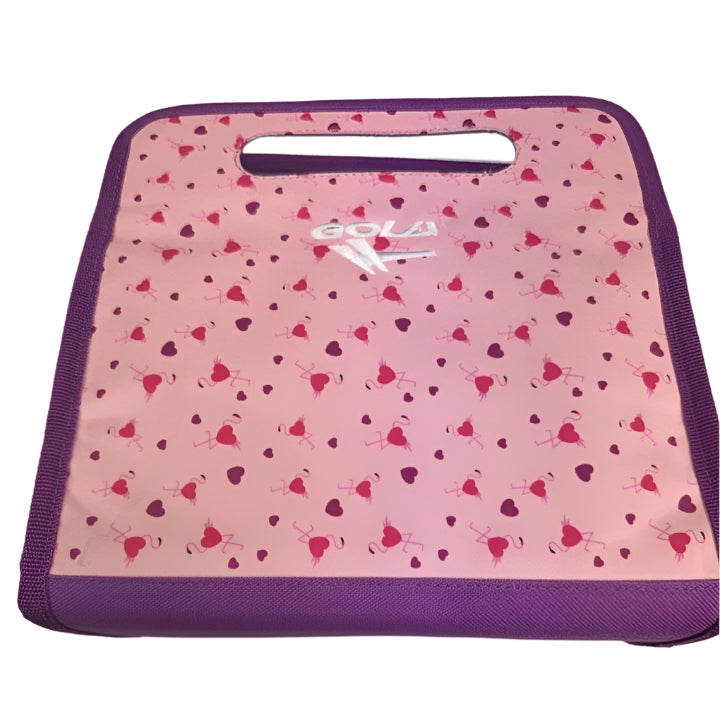 Gola Childrens Thermal Lined Lunchbox/ Mini Cool Box Pink Hearts Design With Handle & Double Zip Fasten