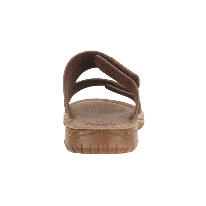 Urban Jacks Rockie Men's Brown Lightweight Touch Fasten Double Strap Summer Mule Sandals