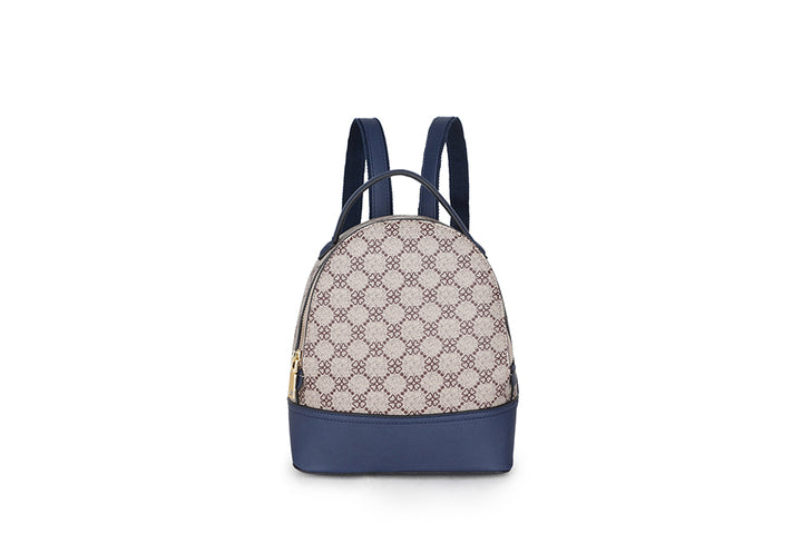 Small Designer Rucksack Long & Son Ladies Designer Inspired Small Rucksack Blue Combination ...
