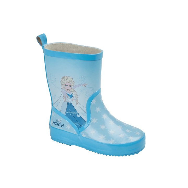 Girls Frozen Blue Toddler Wellington Boots Kids Wellies