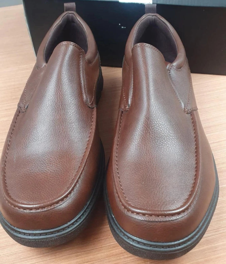Charles Southwell Shane Men's Wide Fit Brown Slip-On Loafers Comfort Fit Shoes