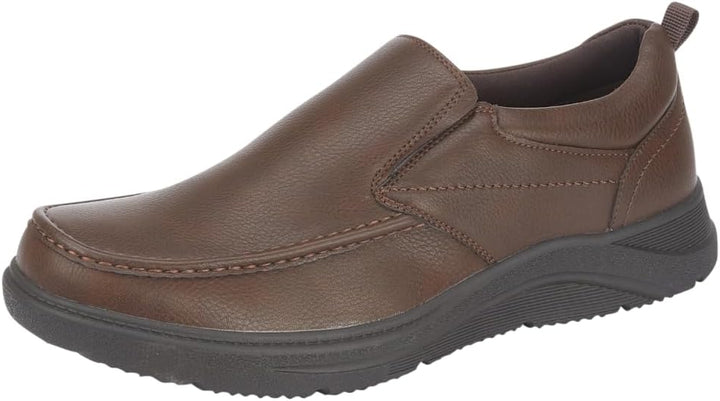 Charles Southwell Shane Men's Wide Fit Brown Slip-On Loafers Comfort Fit Shoes