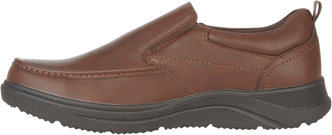 Charles Southwell Shane Men's Wide Fit Brown Slip-On Loafers Comfort Fit Shoes