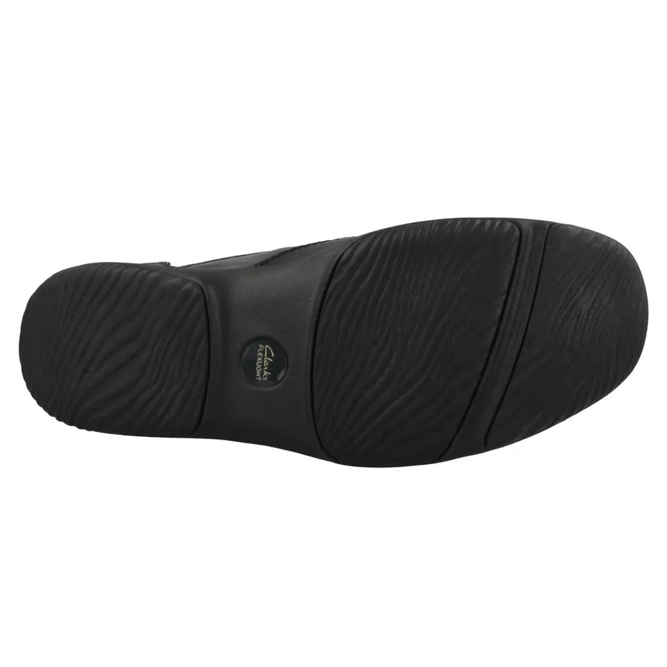 Clarks Swift Turn Mens Tan Brown Leather WIDE H FIT Lightweight Shoes With Single Touch Fasten Strap (Copy)