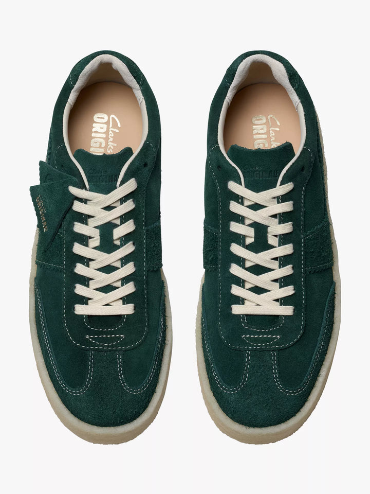 Clarks Originals Tor 80 Mens Lace up Trainers/Casual Shoes Pine Green Suede