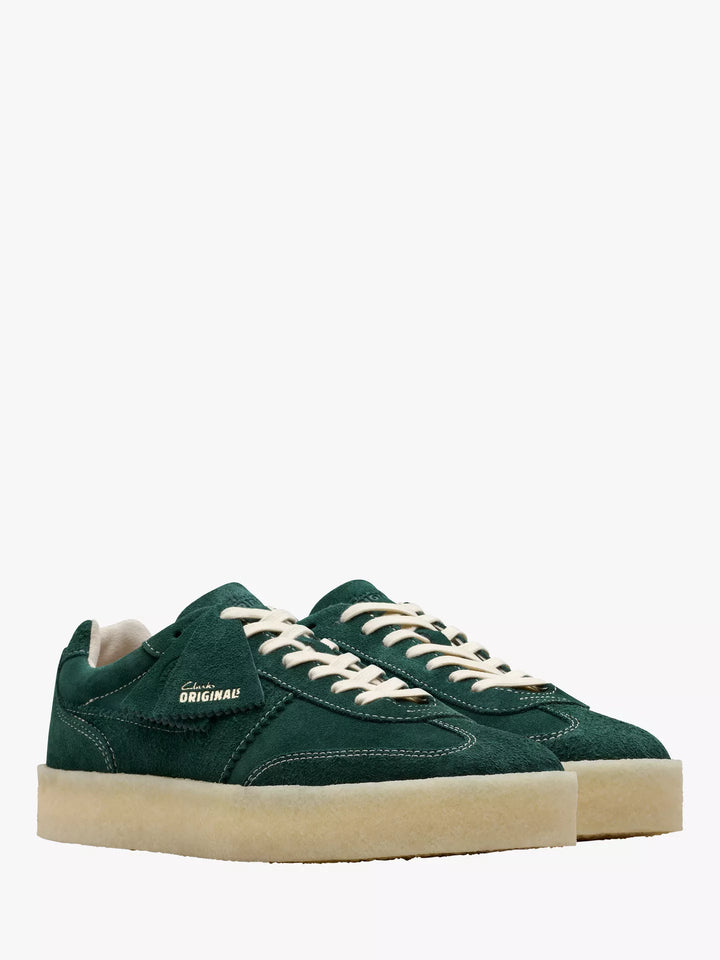 Clarks Originals Tor 80 Mens Lace up Trainers/Casual Shoes Pine Green Suede
