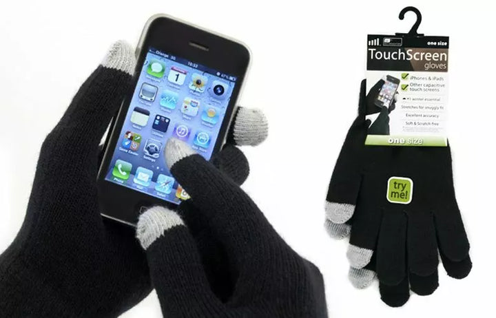 Unisex Adults Thermal Magic Gloves One Size Touch Screen Stretch Scratch Free Gloves Smart Phones Iphones Ipads All Touch Screen Devices