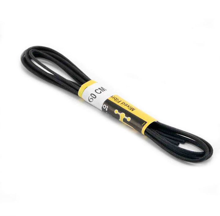 Grafters Black 60cm Thin Round Smart Dress Formal Shoe Laces For 3 - 4 Eyelets