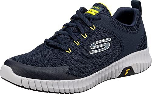 Skechers Elite Flex Mens Navy Memory Foam Lightweight Machine Washable Trainers