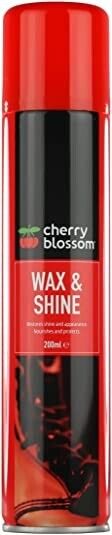 Cherry Blossom Premium Wax & Shine Neutral Leather Shoes Boot Spray Polish 200ML