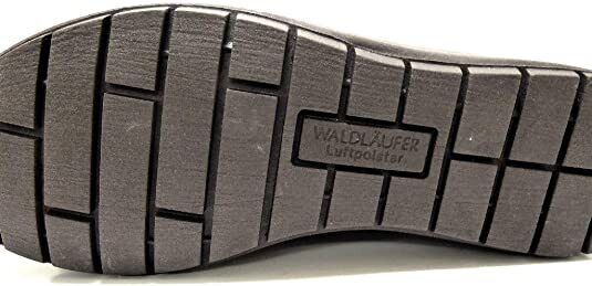 Waldlaufer 812014 Mimi Brown Nubuck Leather WIDE FIT Flat Lace Up Shoes With Zip